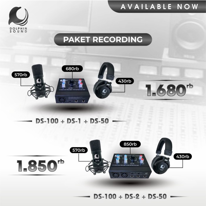 {suhadistore} Paket Soundcard Recording ISK Lengkap - Paket DS-1 Murah