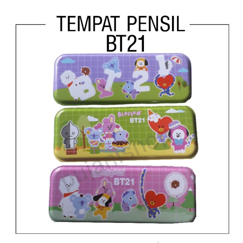 

tempat pensil anak bt21 bts / alat tulis pencilcase besi tabel perkalian