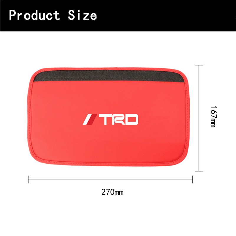 Trd Cover Sabuk Pengaman Mobil Universal Bahan Kulit Untuk Toyota Vios Hilux Camry Harrier Innova Rush Yaris Alphard Hiace Fortuner V4