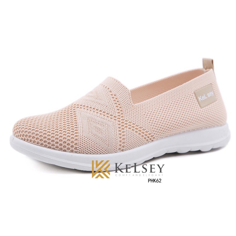 (GRATIS ALAS KAKI) RESTOCK!!  NICOLE SEPATU SLIP ON KELSEY #PHK62  Flexknit Flats import