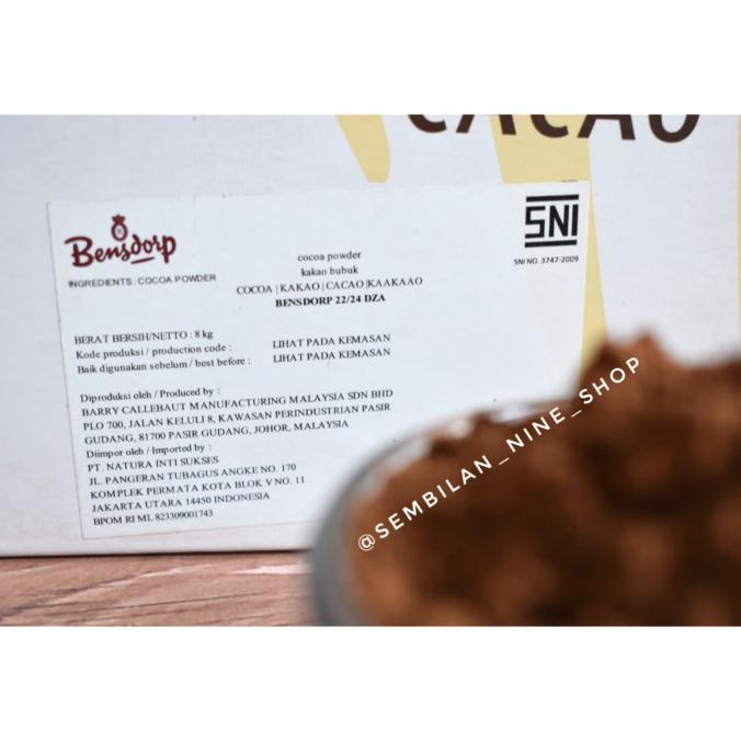 

Bensdorp Cocoa Powder 1 kg Cokelat bubuk Fat Cocoa 22-24%