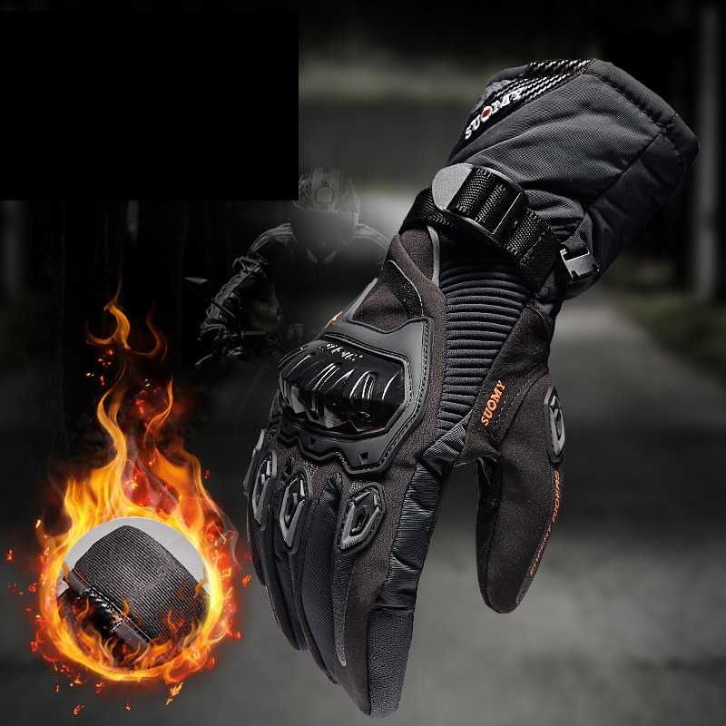 SUOMY SARUNG TANGAN MOTOR WINDPROOF TOUCH SCREEN CLOVES SIZE L BIKER ANTI AIR WATERPROOF AKSESORIS G