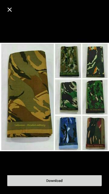 Sarung Loreng Army/Sarung Sholat Loreng Premium