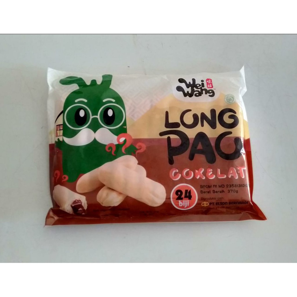Makanan Beku Wei Wang Long pao rasa cokelat isi 24pcs