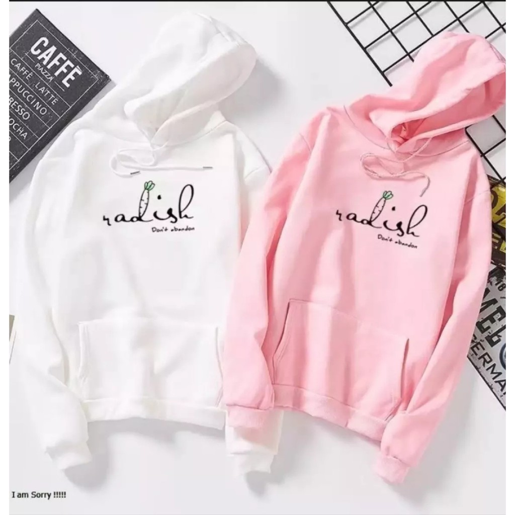 HOODIE JUMPER WANITA RADISH//HOODIE TEBAL TERBARU