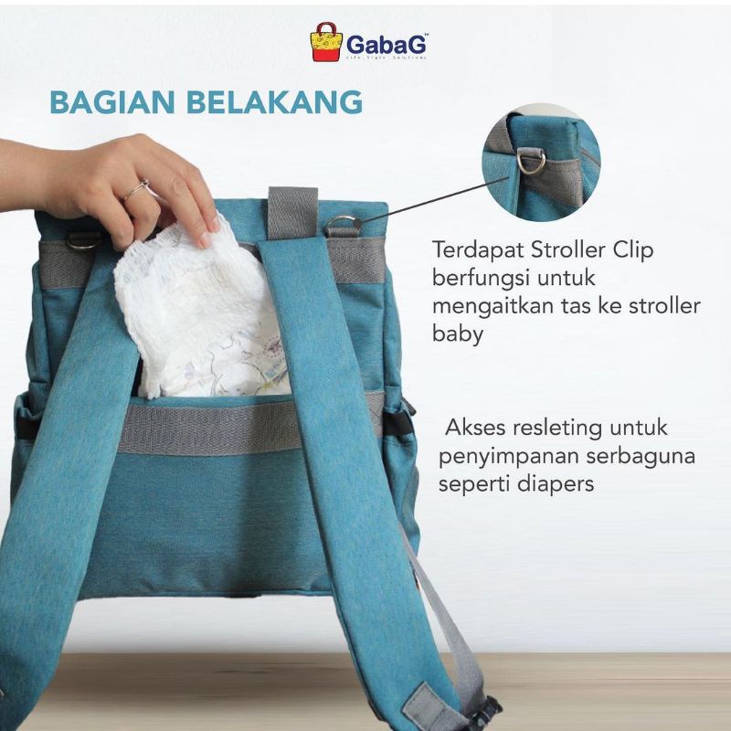 myg - 1 kg - Cooler Bag Gabag Kinan - Backpack - Tas Asi - Pendingin - Ice Gel