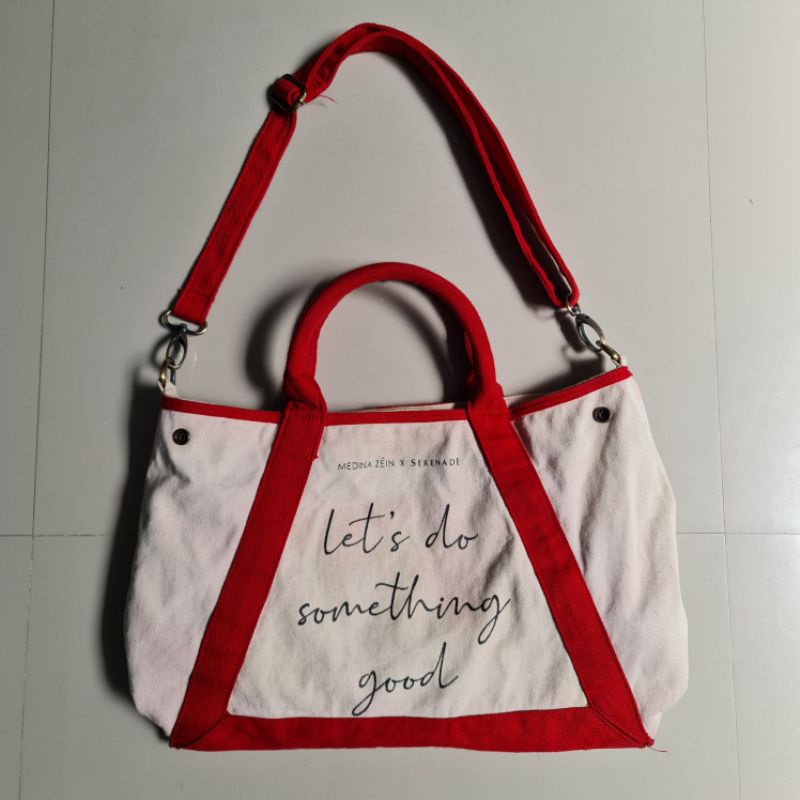 Preloved Tas Hand Bag Tote Bag Wanita Medina Zein x Serenade