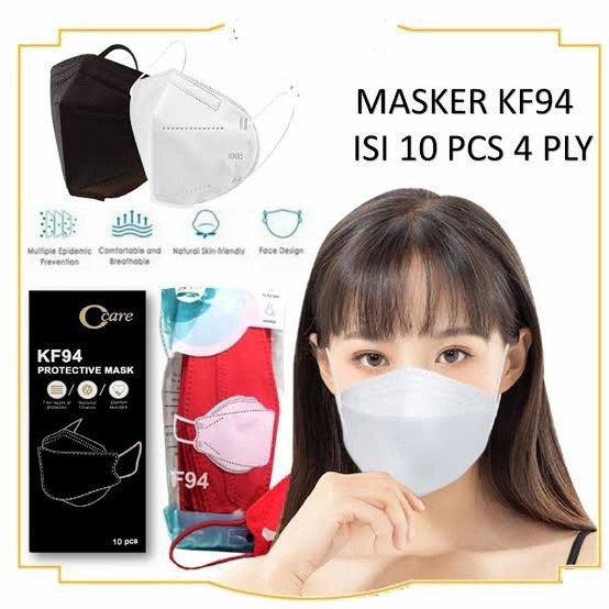 GROSIR Masker Kf94 4 ply isi 10 Mouson Murah Facemask Masker Korea EVO