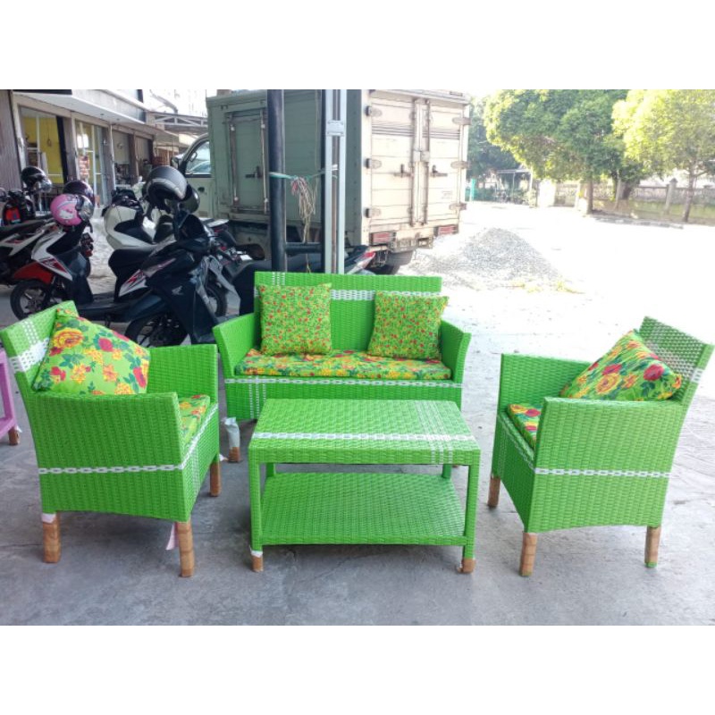 (ready stok)kursi sofa hawai sofa santai + busa dudukan busa pilo