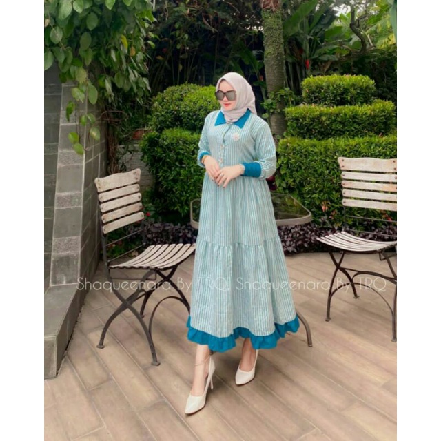 MIDI DRESS SALUR BY SHAQUEENARA TRQ