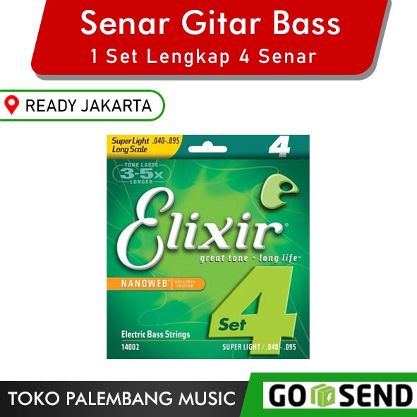 Senar Gitar Bass Elixir