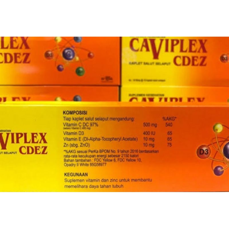 

multivitamin merk caviplex cdez