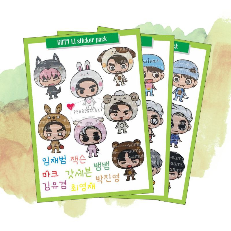 

GOT7 GOTOON SUMMER STICKER PACK (Minimal pembelian 2)