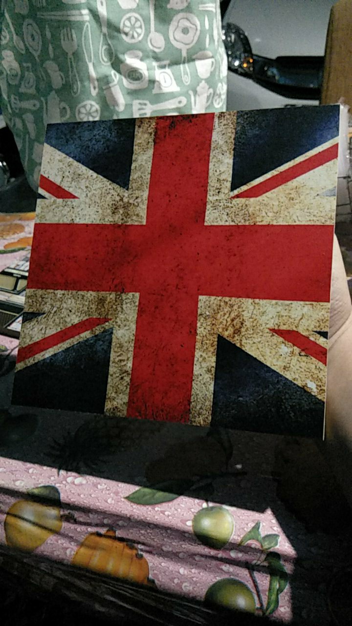 Hiasan Dinding Dekorasi Dinding Bendera Inggris Poster Kayu Wall Decor