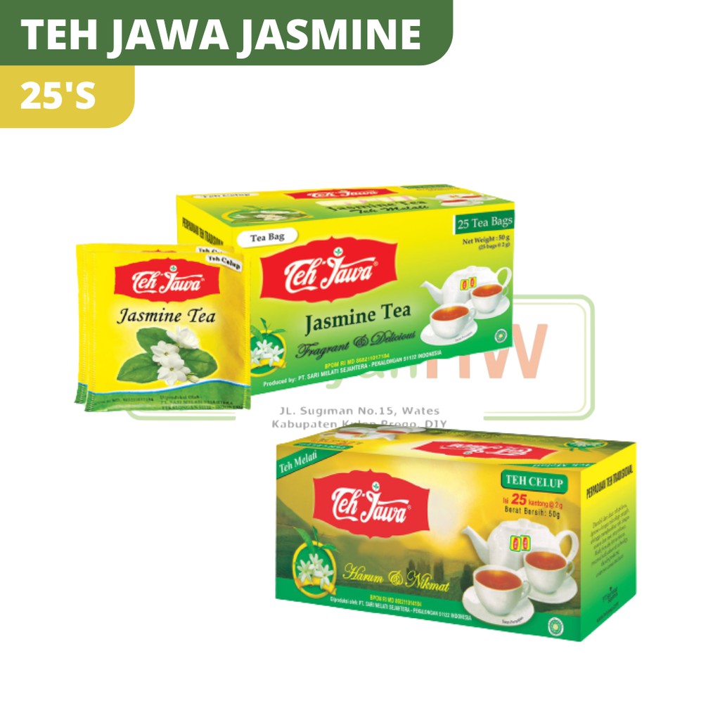 

TEH JAWA JASMINE TEA AMPLOP/CELUP 25S