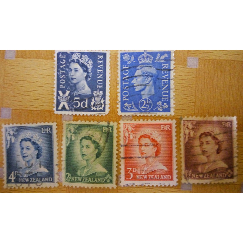 

6 Perangko New Zealand