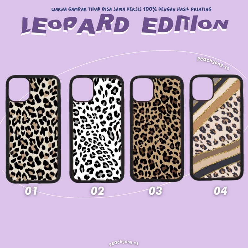 LEOPARD EDITION | AESTHETIC GLOSSY CASE, WF LOOK ALIKE