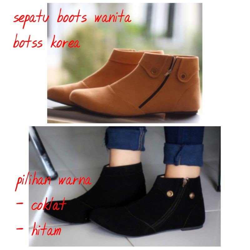 boots wanita/ boots korea