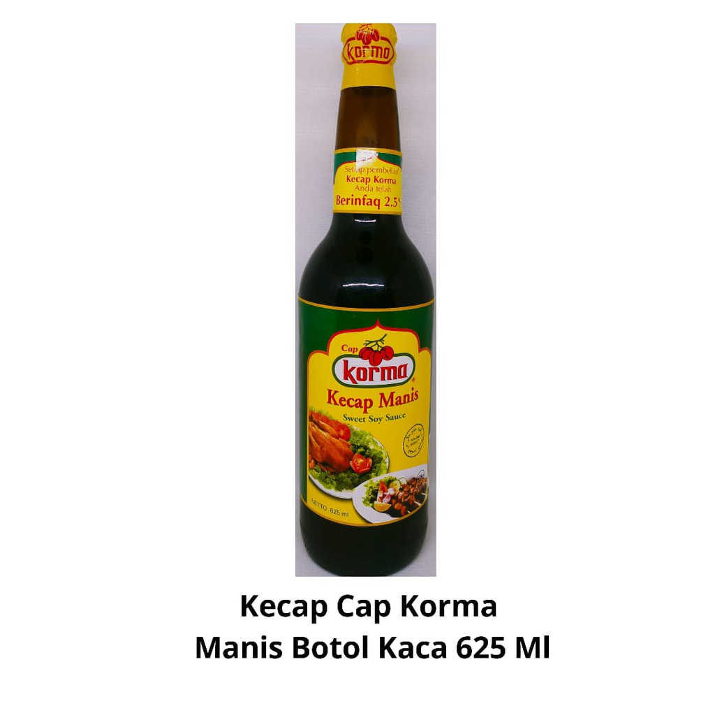 

Kecap Cap Korma - Manis Botol Plastik 625 Ml