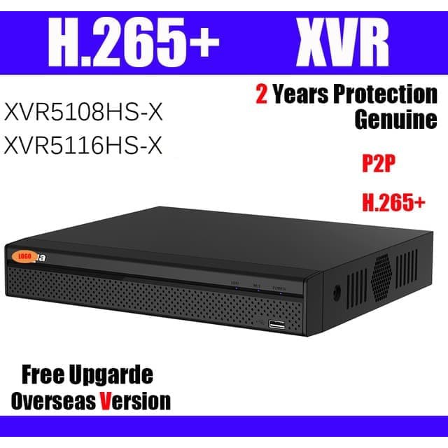 DVR / XVR DAHUA 8 CHANNEL XVR5108HS-X / H.265 Support 4MP
