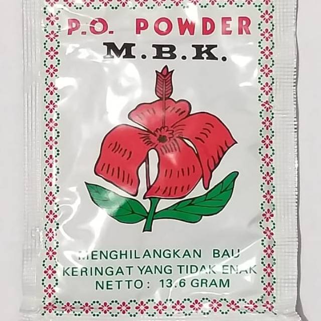 P.O POWDER M.B.K WHITE / BEDAK MBK PUTIH/SILVER ECERAN