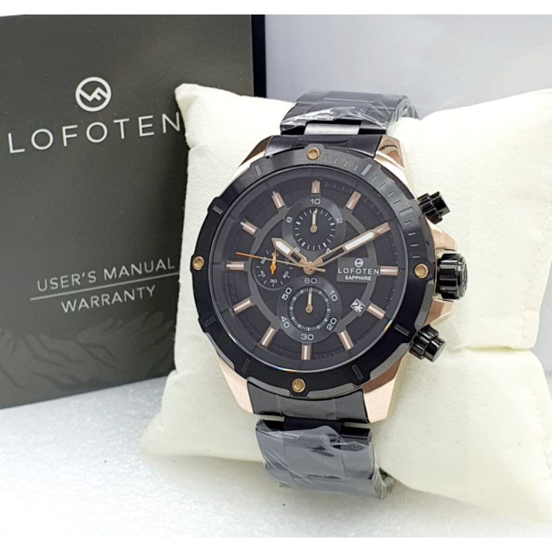 JAM TANGAN LOFOTEN F-6509 STAINLESS ORIGINAL