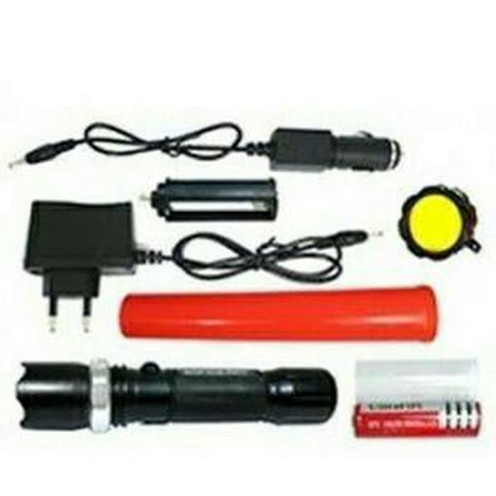 Promo Senter Swat Police Bai Chuan 8460 1 Flashlight Diskon