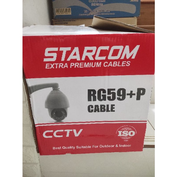 KABEL CCTV STARCOM RG6FULL TEMBAGA 300MTR