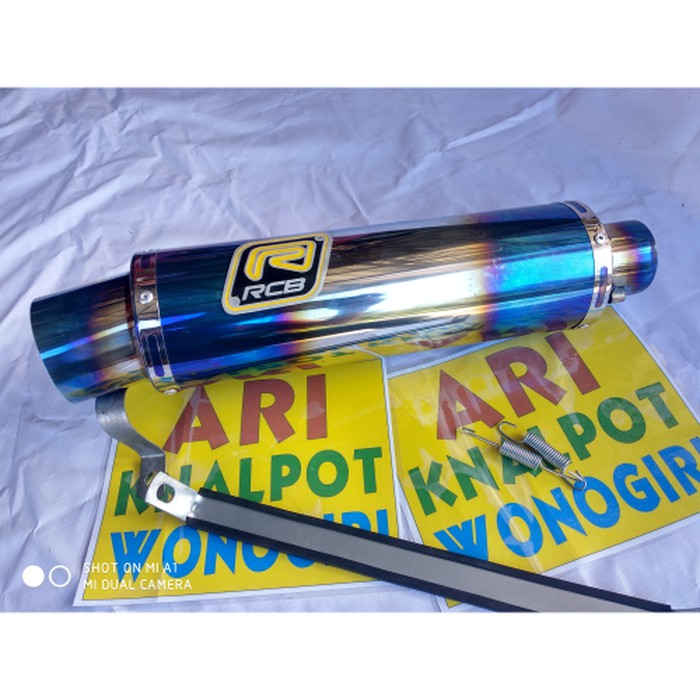 SILENCER KNALPOT RCB RACING BLUEMOON SILINCER rcb SILENCER SAJA