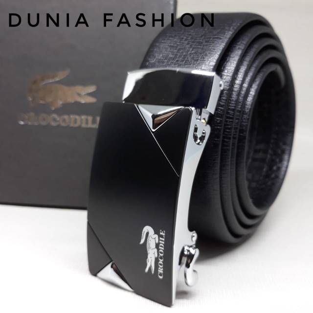 GESPER PRIA REL CROCODILE IKAT PINGGANG PRIA KULIT IMPORT