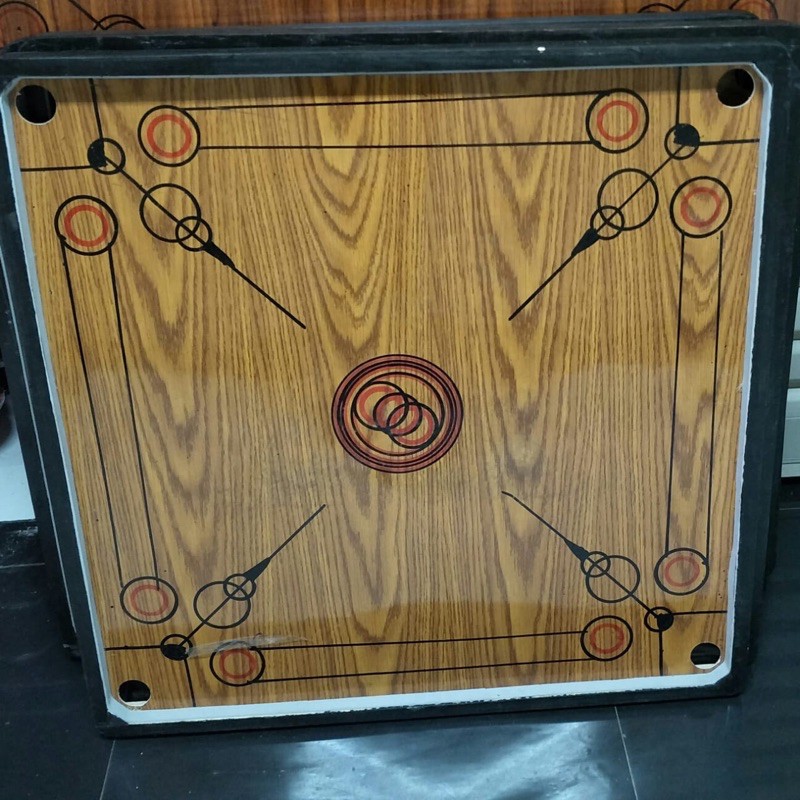 khusus gojek meja karambol M (75x75cm) BONUS BIJI KARAMBOL