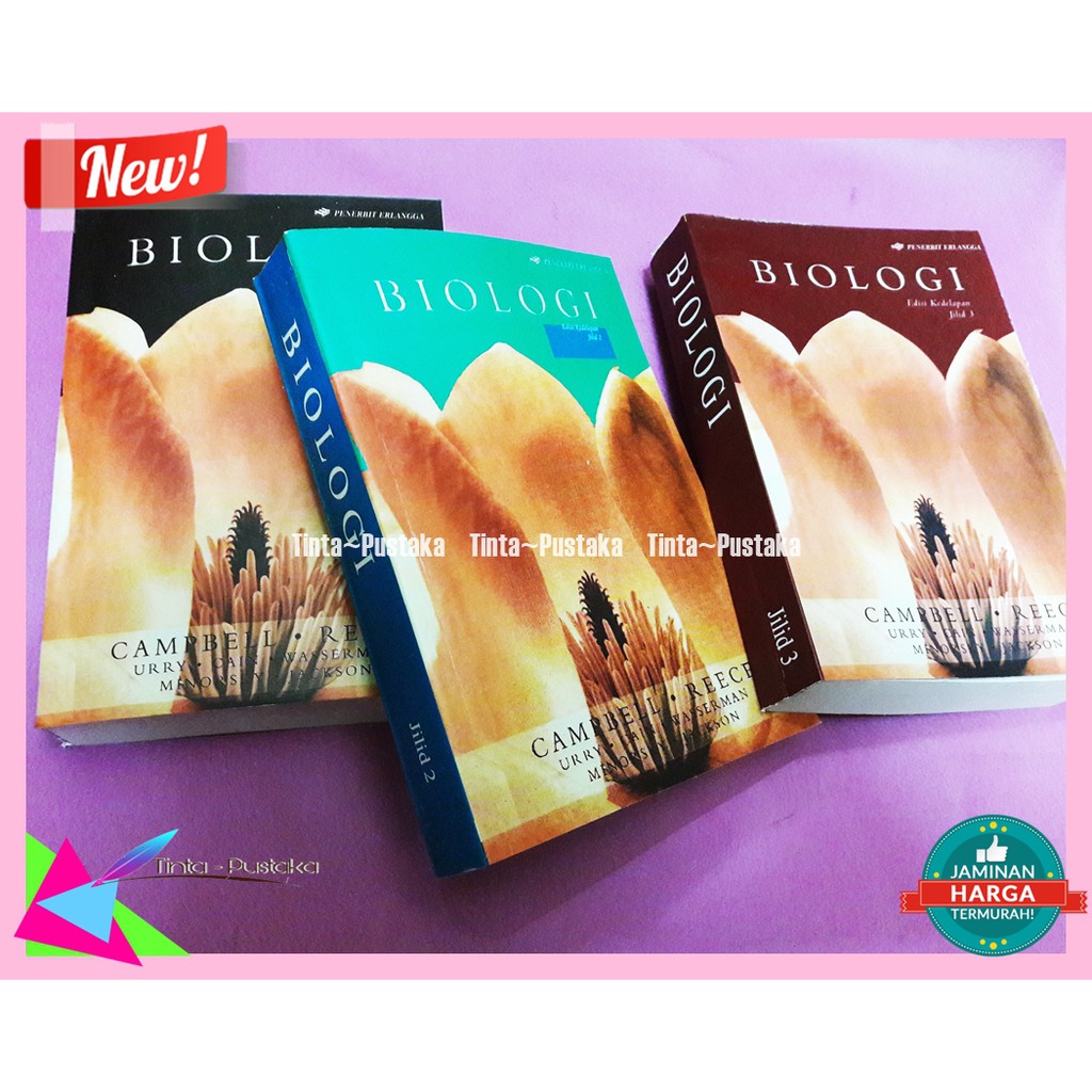 Paket Buku  BIOLOGI  CAMPBELL REECE FULL SETT Campbell 