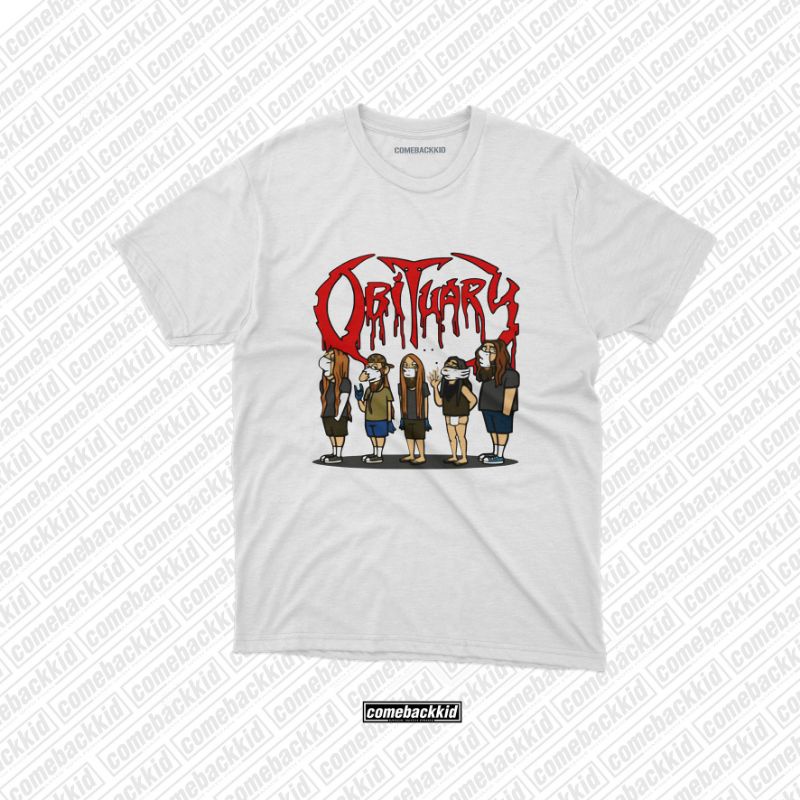 kaos band anak - Obituary