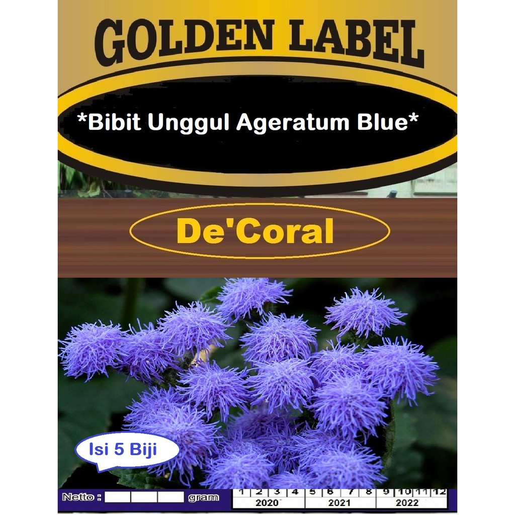 Bibit Unggul Bunga Ageratum Blue | Benih Bunga Ageratum Blue