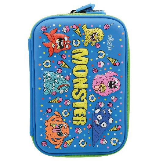 

Tempat Pencil/Hard Case/Double Zipper Wiggle Blue 1