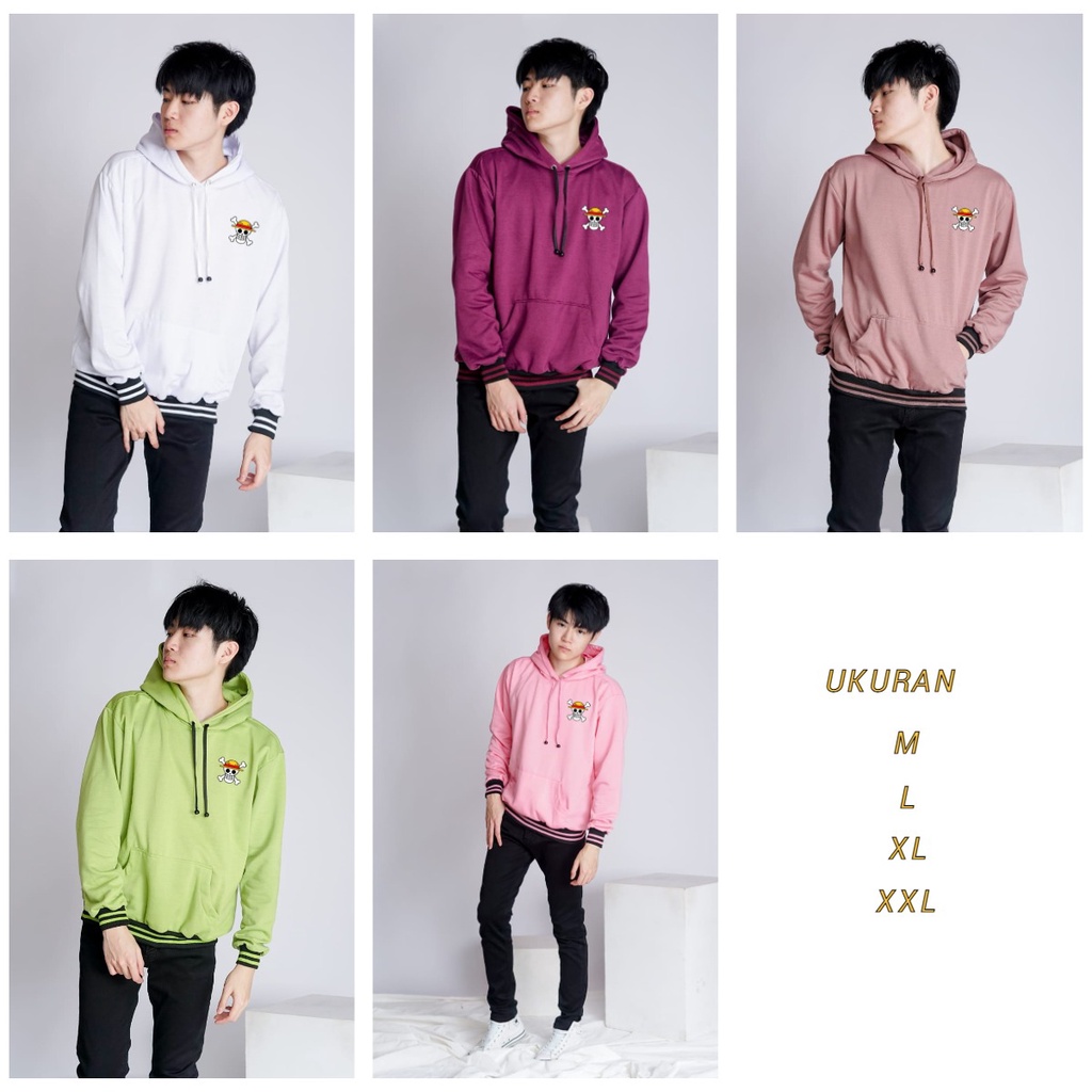 Hoodie BASIC   LUFFY / hoodie kekinian  / hoodie bahan tebal / hoodie terlaris - alipio fashion