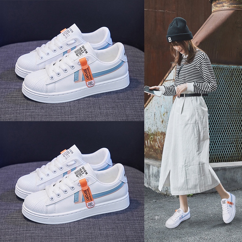 [DENDEN.ID] Sepatu Wanita Sneaker Tinggi Luar Negeri Import Sepatu Olahraga Korea DD1024