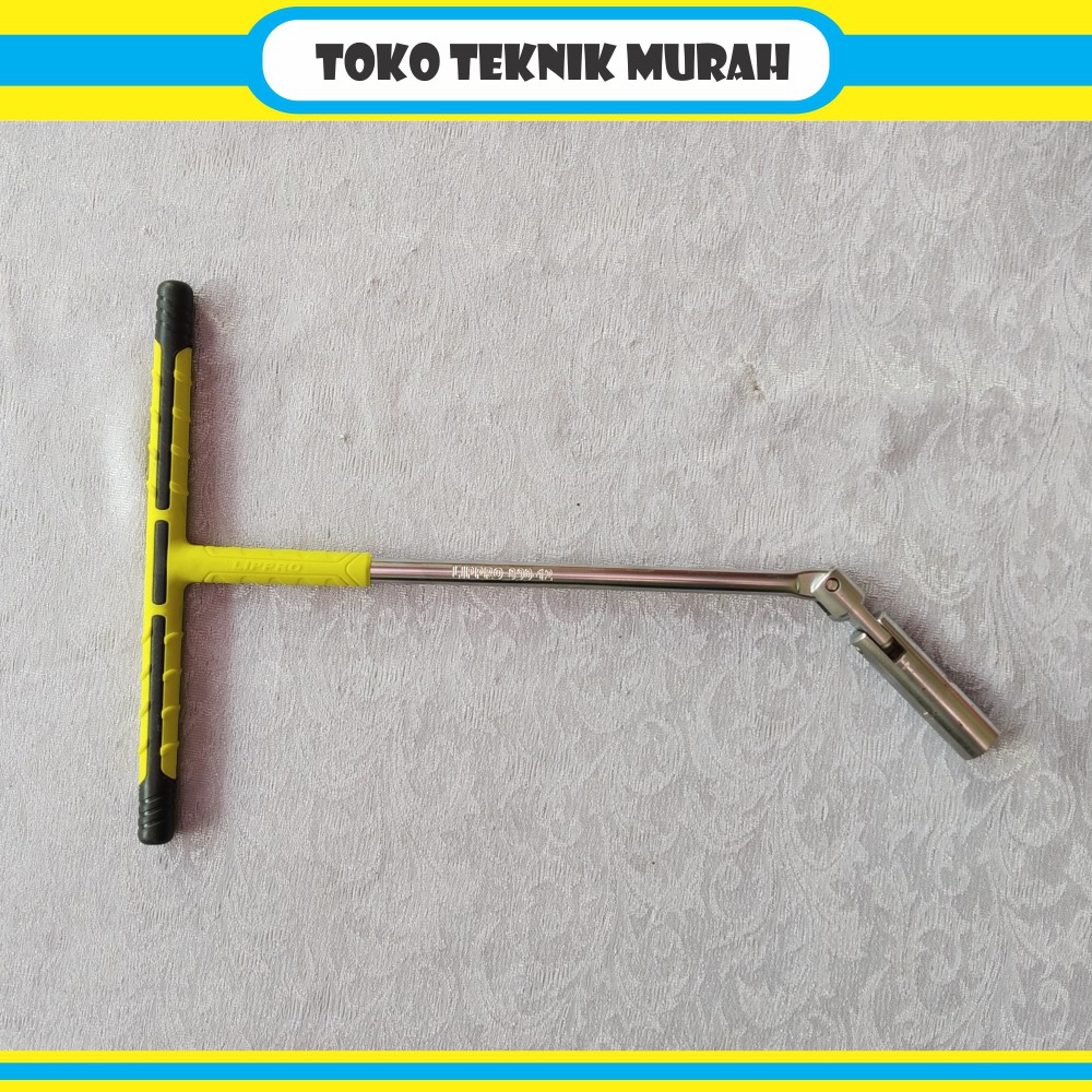 LIPPRO T SOCKET CHROME FLEXI 890 21MM / KUNCI SOK T 890-21