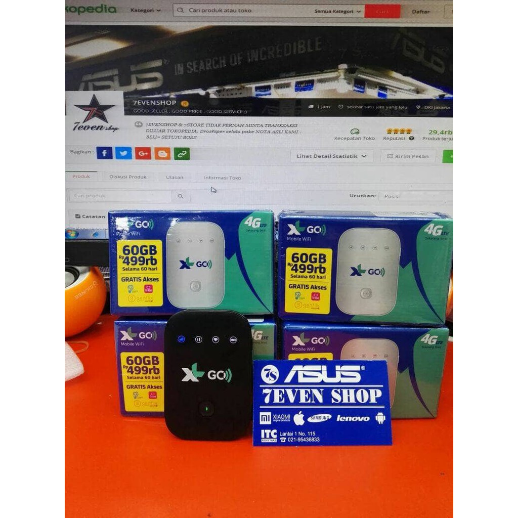 Modem Wifi XL GO ( FREE 60GB )