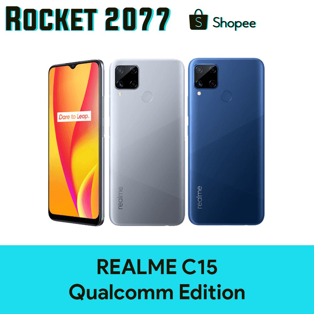 realme C15 Snapdragon 460, 6000mAh, 18w Quick Charge, Fingerprint