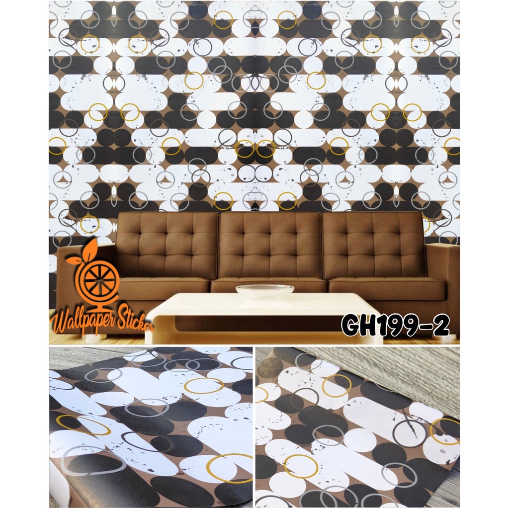 TERMURAH [COD BAYAR DITEMPAT] Wallpaper Dinding Premium Bubble 45CM X 10M