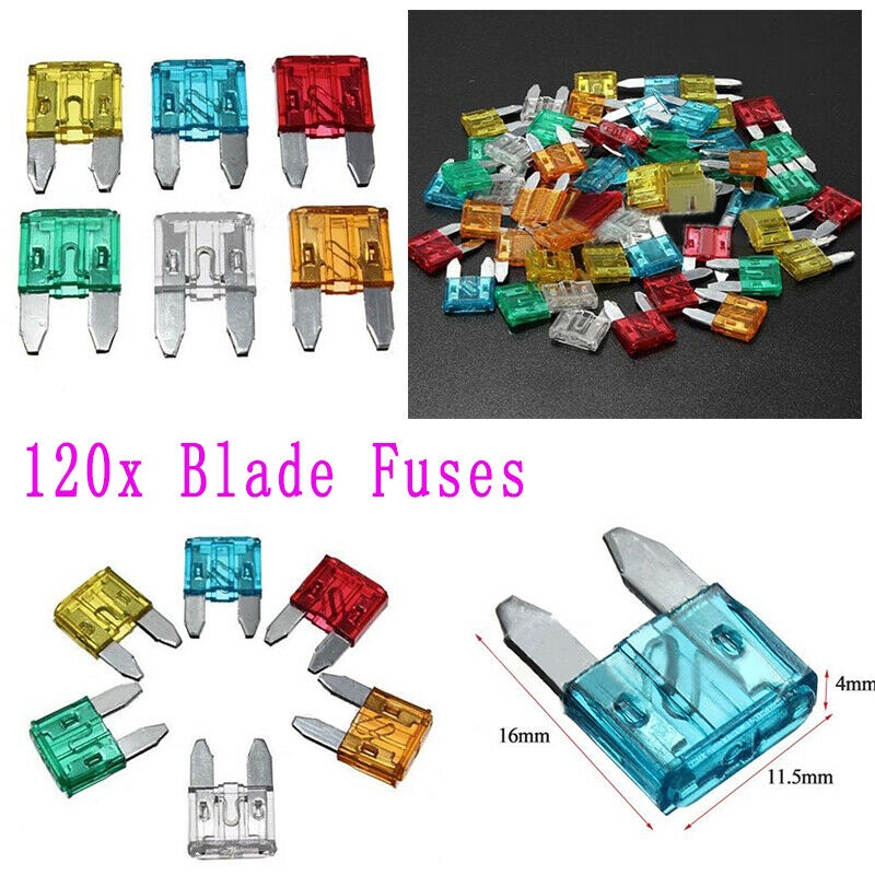 Sekering Tancap Micro/Fuse DX Micro/Sekring Mikro/Sekring Fuse Mikro 120 PCS Untuk Mobil