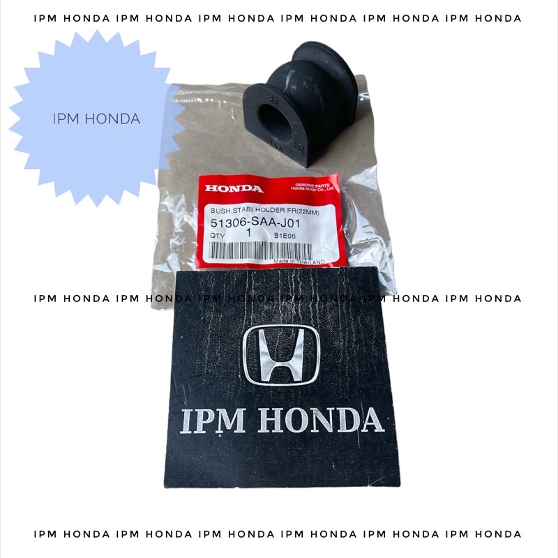 51306 SAA J01 Karet Rubber Bush Stabil Holder Stabilizer U Roti DEPAN Honda Jazz GD3 IDSI VTEC 2003 2004 2005 2006 2007 2008