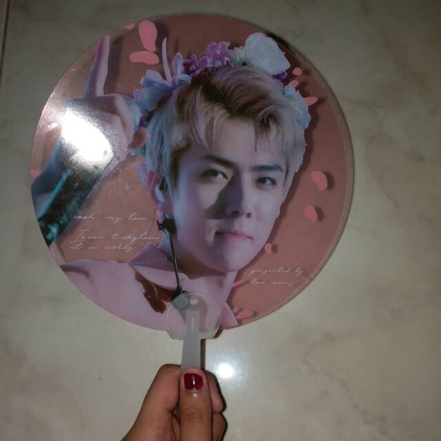 EXO Sehun Fansite Two Moons Fan & Photocard