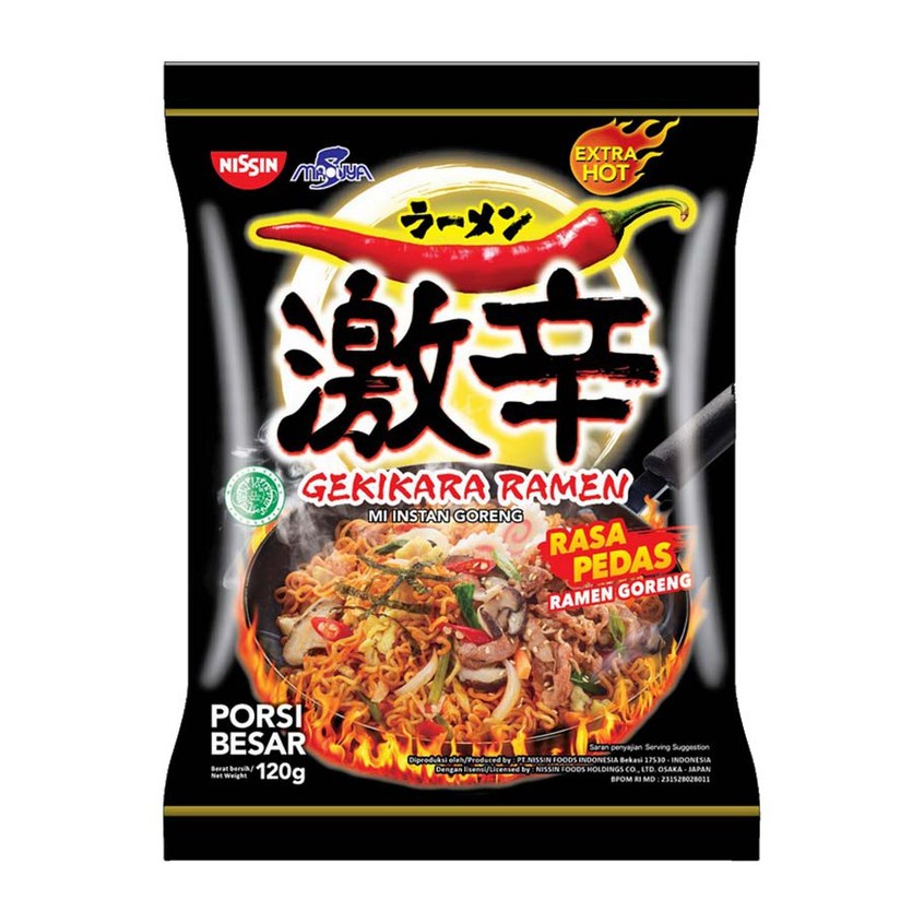 

Nissin Mie Goreng Gekikara Ramen Pedas 120 gr