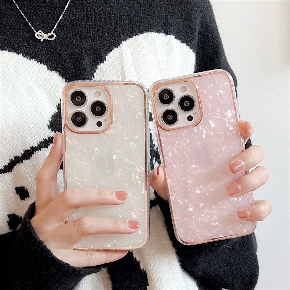 Soft Case Hp Dengan Glitter Warna Pink Untuk iPhone 13 / 12 / 11promax / XR / XS Max / X / 7 / 8plus / SE 2020