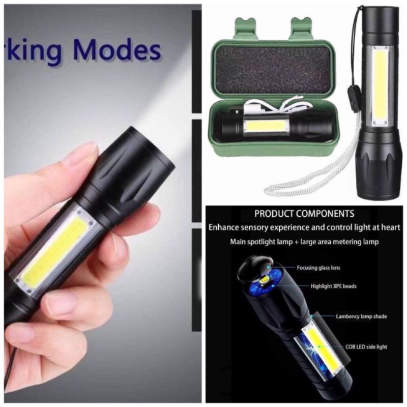 senter swat led charger