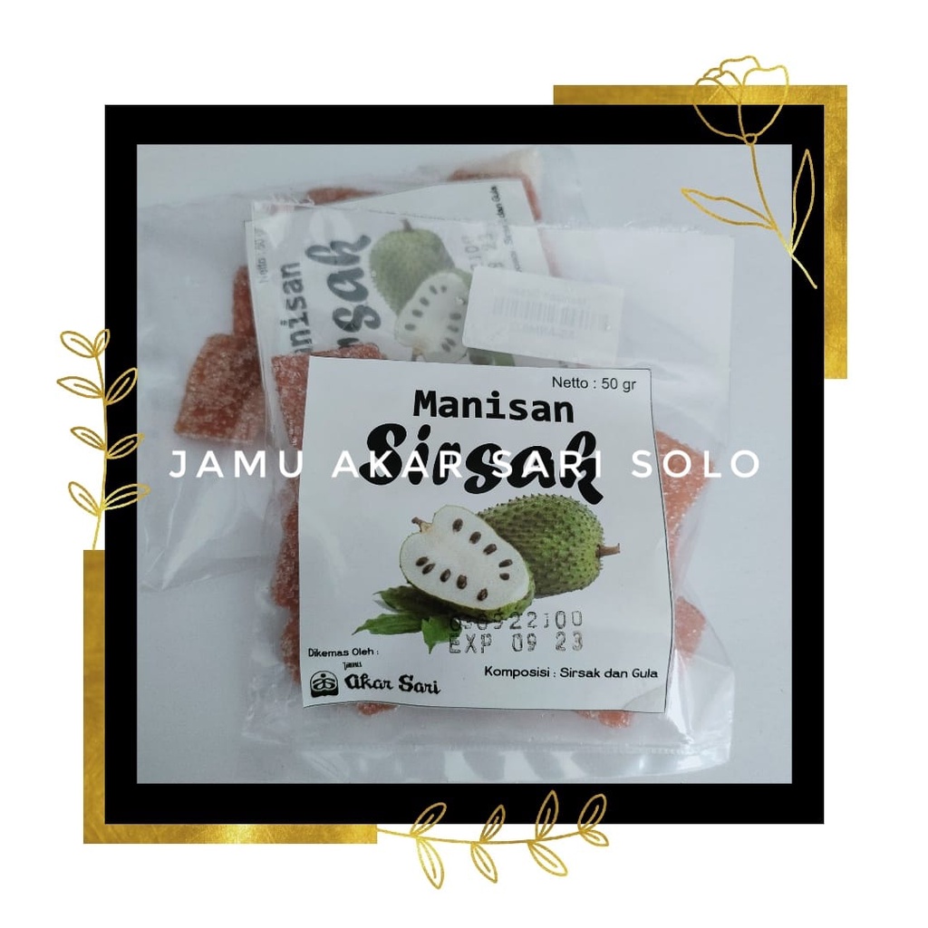 

Jamu Akar Sari - Manisan Sirsak