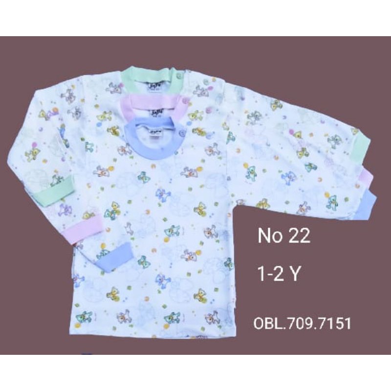 1 PCS baju bayi 0-12bln KATUN/ Perlengkapan bayi / Baju bayi / atasan bayi