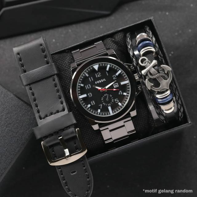 Jam Tangan Pria  Keren  New Edition F SSIL Crono Off Tanggal 